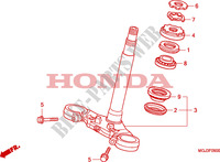 COLUNA DIRECCAO para Honda CBF 1000 F ABS 2011