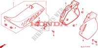 BANCO/TAMPA LATERAL (CR500RM ) para Honda CR 500 R 1991