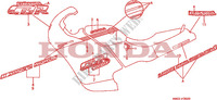 MARCA(1) para Honda HURRICANE 1000 CBR 1987