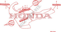 MARCA(2) para Honda HURRICANE 1000 CBR 1988