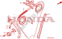 CORRENTE ARVORE CAMES/TENSOR para Honda CBR 600 F 1990