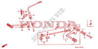 PEDAL TRAVAOES/PEDAL MUDANCAS para Honda CBR 600 F 50HP 1989