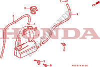 DEPOSITO RESERVA (ST1100L/M/N/P/R) para Honda PAN EUROPEAN ST 1100 1993