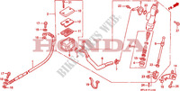 BOMBA PRINCIPAL TRASEIRA CILINDRO para Honda AFRICA TWIN 750 50HP 1991