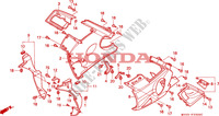 CARENAGEM INFERIOR para Honda CBR 600 F 1992