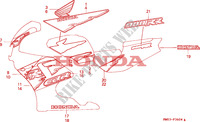 FAIXA/MARCA(5) para Honda CBR 900 RR 1995