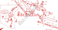 PUNHO GUIADOR/PONTE SUPERIOR para Honda CBR 900 FIREBLADE 50HP 1992
