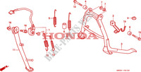 DESCANCO para Honda SEVEN FIFTY 750 34HP 1997
