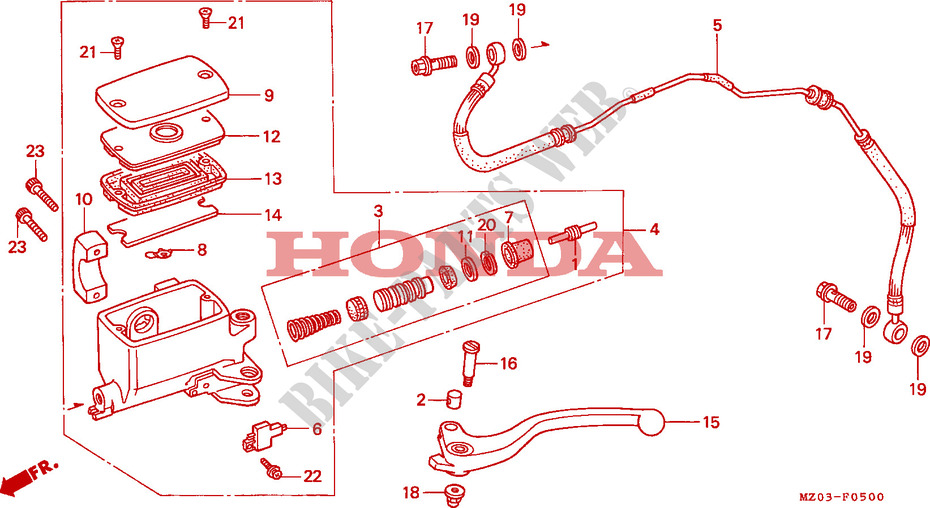 BOMBA PRINCIPAL EMBRAIA. para Honda 1500 F6C 2000