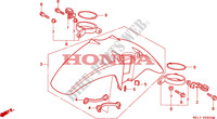 GUARDA LAMAS FRENTE para Honda BIG ONE 1000 1993