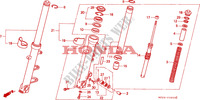 FORQUILHA FRENTE para Honda CBR 1000 DUAL CBS 1997