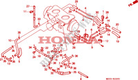TUBAGEM(1) para Honda GL 1500 GOLD WING ASPENCADE 20th 1995