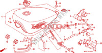 DEPOSITO COMBUSTIVEL(1) para Honda VT SHADOW 600 34HP 1997