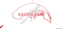 GUARDA LAMAS FRENTE para Honda VT SHADOW 600 34HP 1997