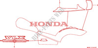 MARCA(3) para Honda SHADOW 600 VLX DELUXE 1998