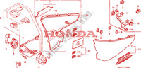 TAMPA LATERAL para Honda VT SHADOW 600 34HP Kumamoto factory 1999