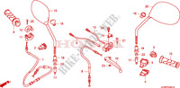 MANETE/INTERRUPTOR/CABO(NHX110WHA) para Honda LEAD 110 2012