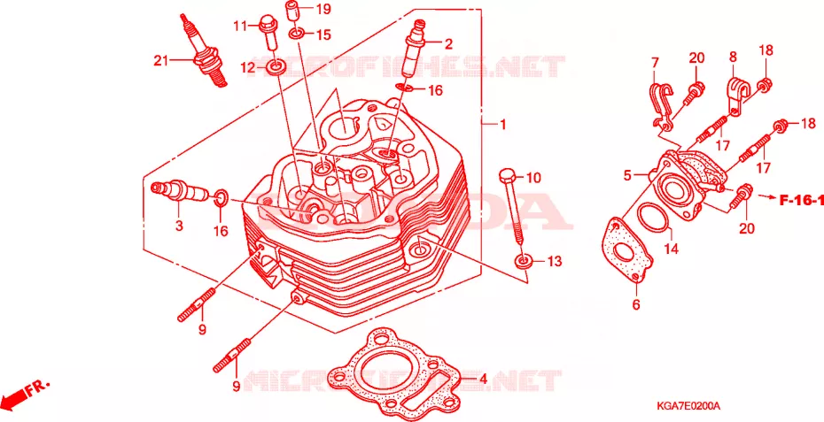 CABECA MOTOR Honda MOTO 125 CG 2008  CG125ES7