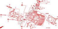 CABECA FRENTE MOTOR para Honda 125 VARADERO DE LUXE 2010