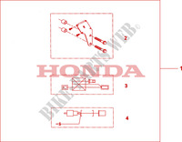 HEATED GRIP ATT. para Honda 125 VARADERO DE LUXE 2010