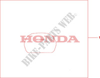 TOP BOX COVER para Honda 125 VARADERO DE LUXE 2010