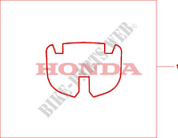 TOP BOX MAT para Honda 125 VARADERO DE LUXE 2010