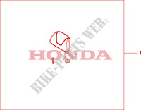 TOP BOX PAD para Honda 125 VARADERO DE LUXE 2010
