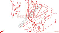 TAMPA FRENTE para Honda S WING 150 FES ABS 2009