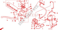 TRAVAO FR.BOMBA PRINCIPAL(FES125A)(FES150A) para Honda S WING 125 FES ABS SPECIAL 2009