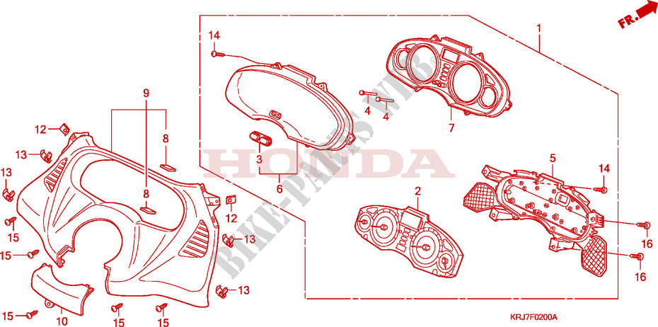 VELOCIMETRO para Honda S WING 125 FES ABS E 2011