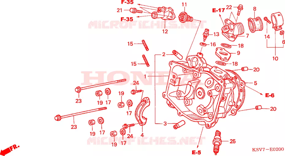 CABECA MOTOR Honda SCOOTER 250 FORZA 2006  NSS250X5
