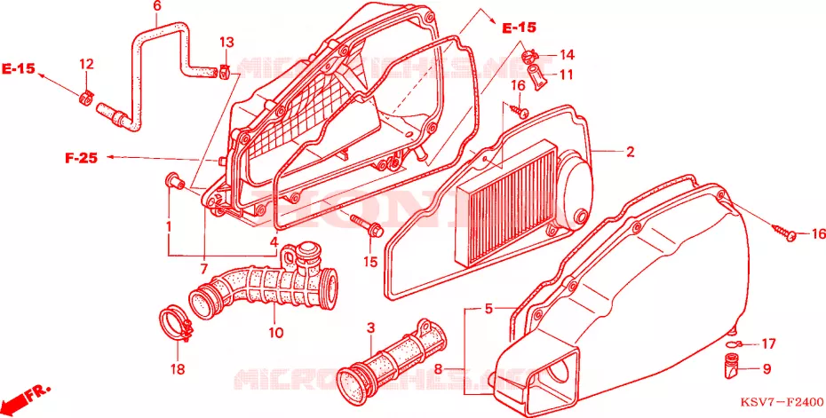 FILTRO AR Honda SCOOTER 250 FORZA 2006  NSS250X5