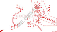 CILIN PRINC FREIO TRAS. para Honda SH 125 R, REAR DRUM BRAKE, TOP BOX 2010