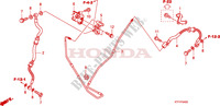 TUBO TRAVAO TR./TUBO METALICO TRAVAOES para Honda SH 125 R, FREIN ARRIERE TAMBOUR, TOP BOX 2010
