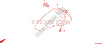 GUARDA LAMAS FRENTE para Honda SH 125 TOP CASE 2011
