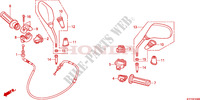 INTERRUPTOR/CABO/RETROVISOR para Honda SH 125 TOP CASE 2011