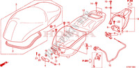 BANCO/CAIXA BAGAGEM para Honda SH 300 ABS TOP BOX 2011