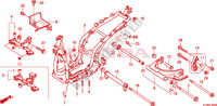CORPO QUADRO para Honda SH 300 ABS TOP BOX 2011