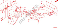 GUARDA LAMAS TRASEIRO para Honda SH 300 ABS TOP BOX 2011