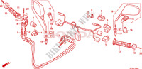 INTERRUPTOR/CABO/RETROVISOR para Honda SH 300 ABS TOP BOX 2011