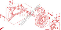 RODA TRASEIRA/BRACO OSCILANTE para Honda PES 125 INJECTION SPORTY SPECIAL 2010