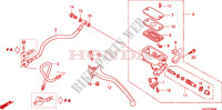 BOMBA PRINCIPAL TRASEIRA CILINDRO(NSS250S) para Honda REFLEX 250 SPORT 2008