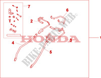 SUPORTE DE SACO DE SELIM para Honda XL 1000 VARADERO ABS 2009