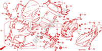 CARENAGEM (CBF600S8/SA8) para Honda CBF 600 FAIRING ABS 25KW 2008