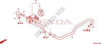 CONTROLO INJECCAO AR VALVULA(2) para Honda CBF 600 FAIRING ABS 25KW 2008