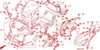 CARENAGEM para Honda CBF 600 FAIRING ABS 2009