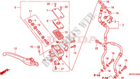 TRAVAO FR.BOMBA PRINCIPAL(CBF600S/N) para Honda CBF 600 FAIRING 2009