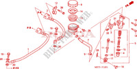 BOMBA PRINCIPAL TRASEIRA CILINDRO(CBF500A) para Honda CBF 500 ABS 2004