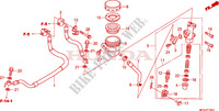 BOMBA PRINCIPAL TRASEIRA CILINDRO(CBF1000A/T/S) para Honda CBF 1000 T ABS 2007