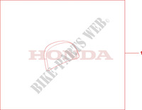 TOP BOX PAD para Honda CBF 1000 ABS 2009